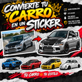 Convierte Carro en un Stickers