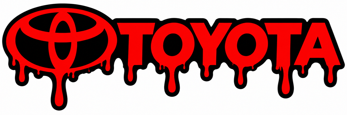 Sticker Logo Automotriz Drip