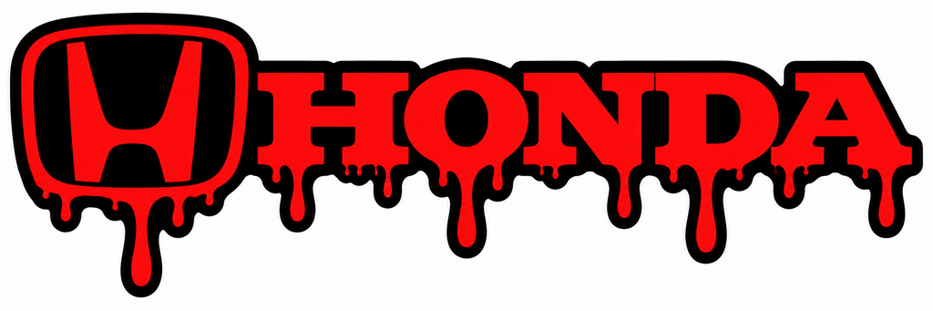Sticker Logo Automotriz Drip