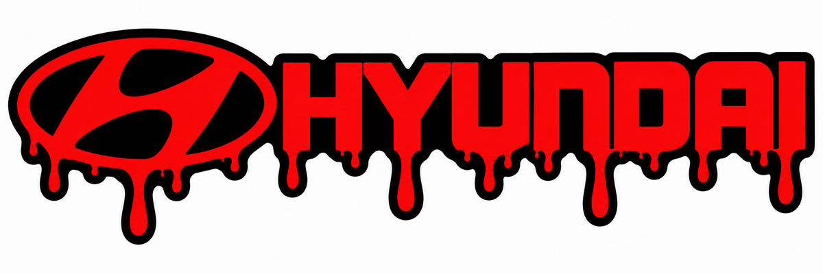 Sticker Logo Automotriz Drip